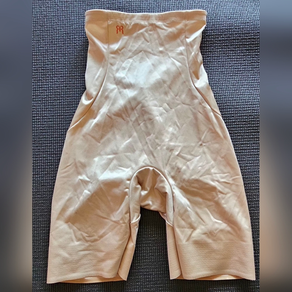 Ruby Ribbon Shapewear High Waist Compression Shorts Beige/Tan/Nude  Size S